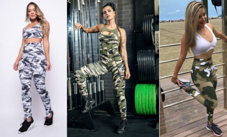 looks camuflados e adamá