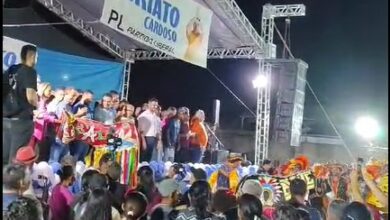 Apresentação de Bumba Meu Boi na Convenção do Viriato Cardoso em Tutoia