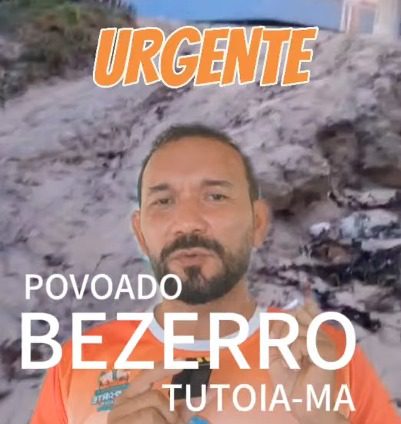 Moradores de Bezerro, Tutóia, pedem solução urgente para cratera que ameaça escola, poço e rio. Gestão pública acionada.