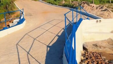 Ponte do povoado Taboel em Tutoia reformada pela gestão do prefeito Viriato Cardoso
