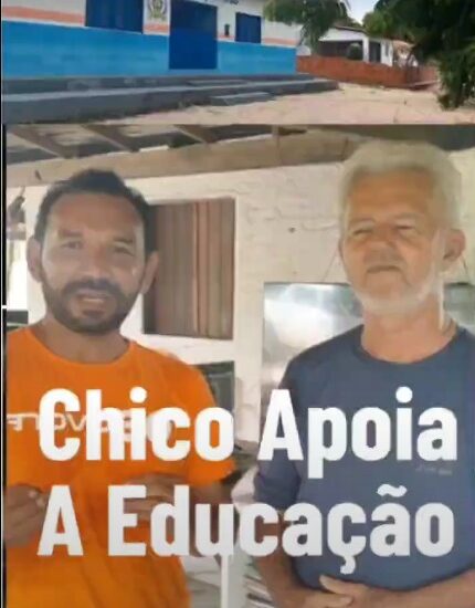 Chico Canavieira apoia Educação no Povoado Estiva em Tutoia MA
