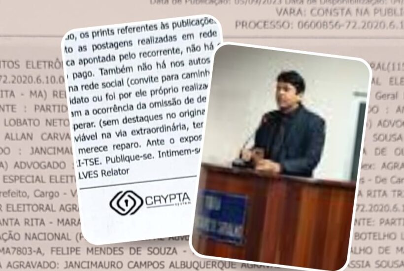 TSE garante vitória de Jancimauro contra Hilton Gonçalo, confirmando sua pré-candidatura pra 2024