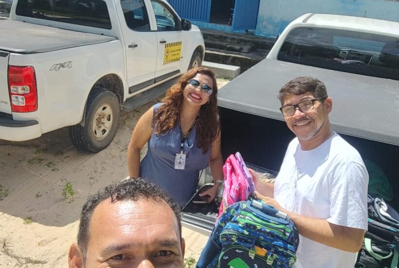 Mochilas e sorrisos: TRT 16ª Região leva alegria para alunos da Escola Joaquim Veras em Tutoia-MA